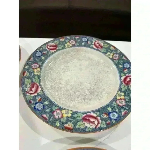 Nantucket By j&G Meakin Dinner Plates (set 6) 2 Have Chips 1 Has Been Glued Back - Picture 7 of 16